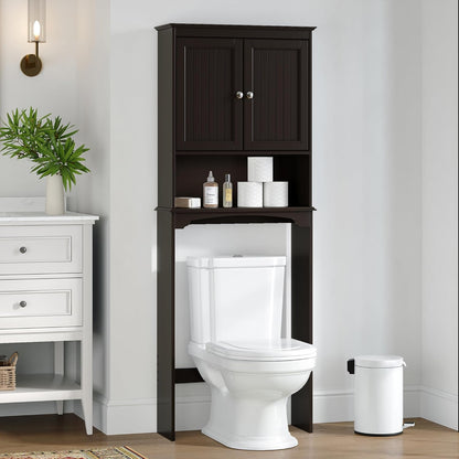 Spirich Over The Toilet Storage Cabinet. Bathroom Shelf Over Toilet. Bathroom Storage Cabinet Organizer. White